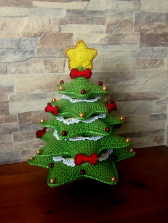 Albero Di Natale Uncinetto Tutorial.Natale Pdf Schema Gratis Tutorial Crochet Uncinetto